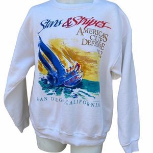 Vtg Stars & Stripes America’s Cup Defense 92 shirt